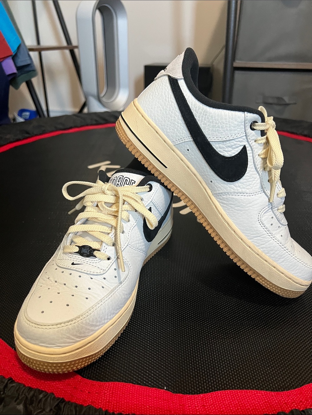 Nike Air Force 1 Low White with Black Swoosh